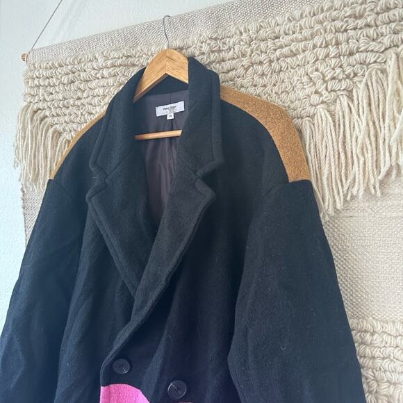 Peter Som Colorblock Wool Coat - Picture 2 of 9